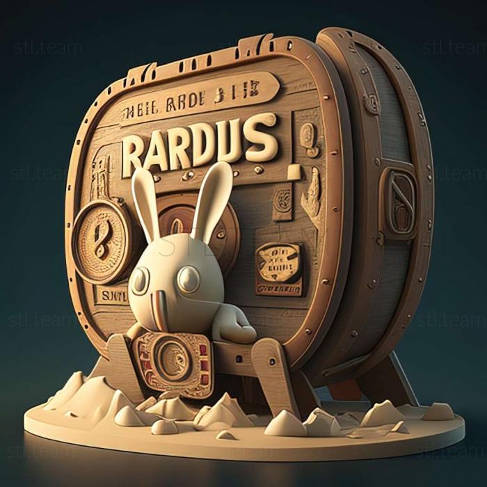 3D model Rabbids Travel in Time 3D game (STL)